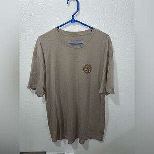 Ariat Tan Short Sleeve Tee Classic Crew